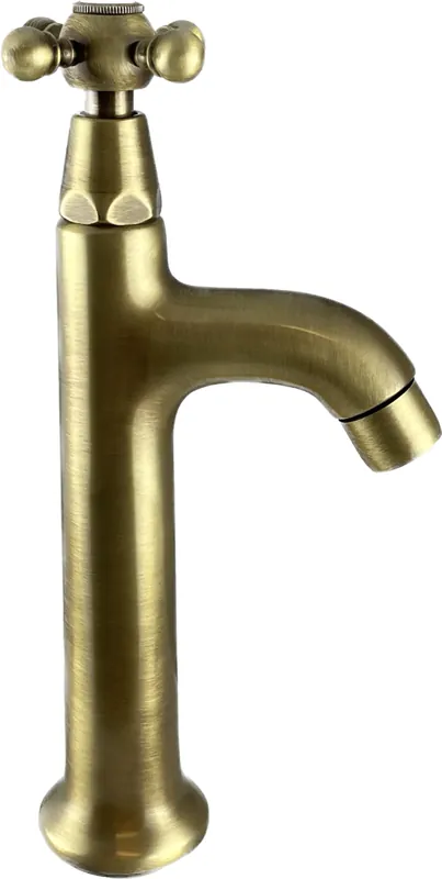 Biztonságos fizetés PB klasszikus csaptelep csillagfogantyúval hideg vízhez bronz 1208855542