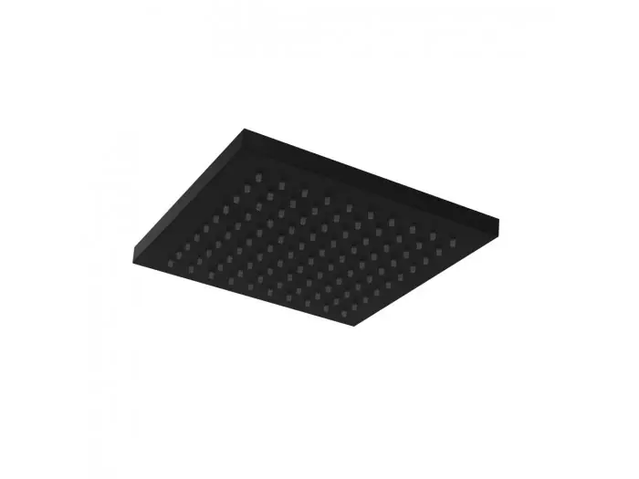 SB Rubinetterie Esőzuhany Eco Air víztakarékos négyzet alakú esőzuhany matt fekete 25x25cm 1208947015 Biztonságos fizetés