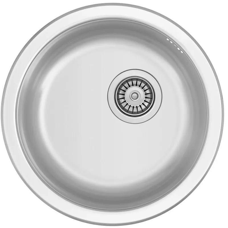 Korlátozott ajánlat Banka U18380 rozsdamentes acél kerek mosogató 45 cm, alátét 1208970056