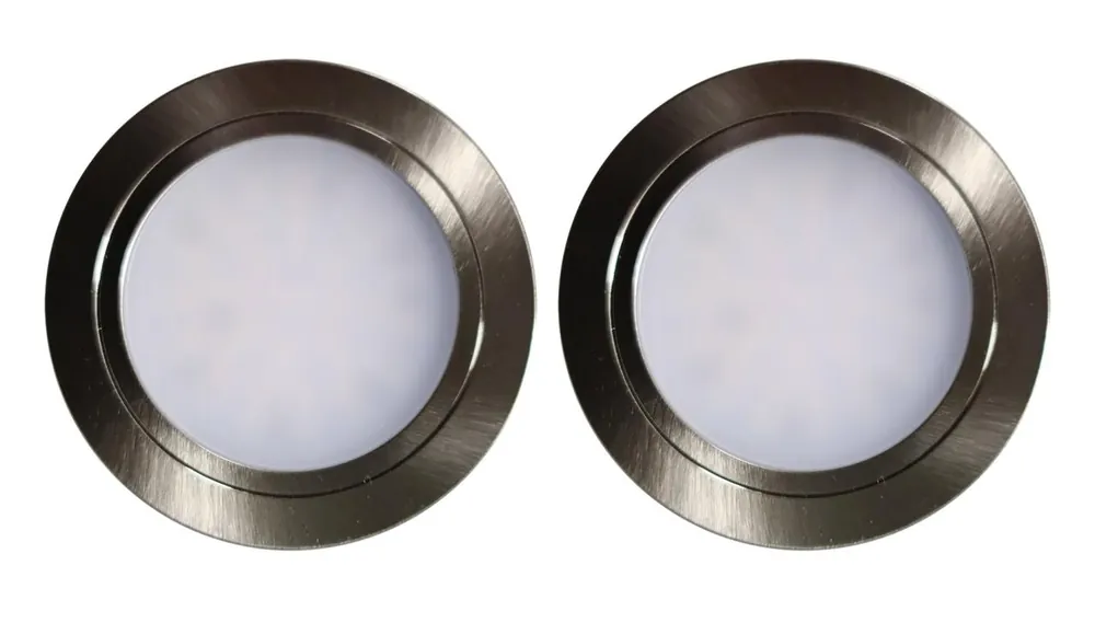 Kiárusítás Indux Luma Kis beépíthető konyha Multi Tone LED szett 2 spot rozsdamentes acél megjelenésű 1208972326
