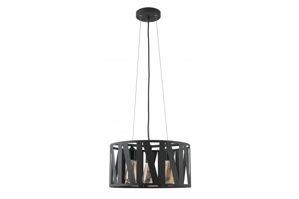 Decor Melody zwarte hanglamp met max. 3 lichtbronnen doorsnee 39,5 cm 2638 Decor Melody fekete függőlámpa, maximum 3 fényforrással, 39,5 cm átmérőjű, 2638 Árengedmény