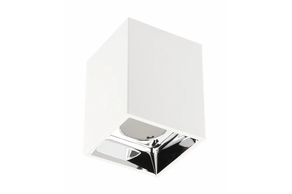 Decor Plafonddíszítés ARIES PC 77x100mm IP20 max 20W négyzet alakú fehér/króm. 1208963817 Outlet