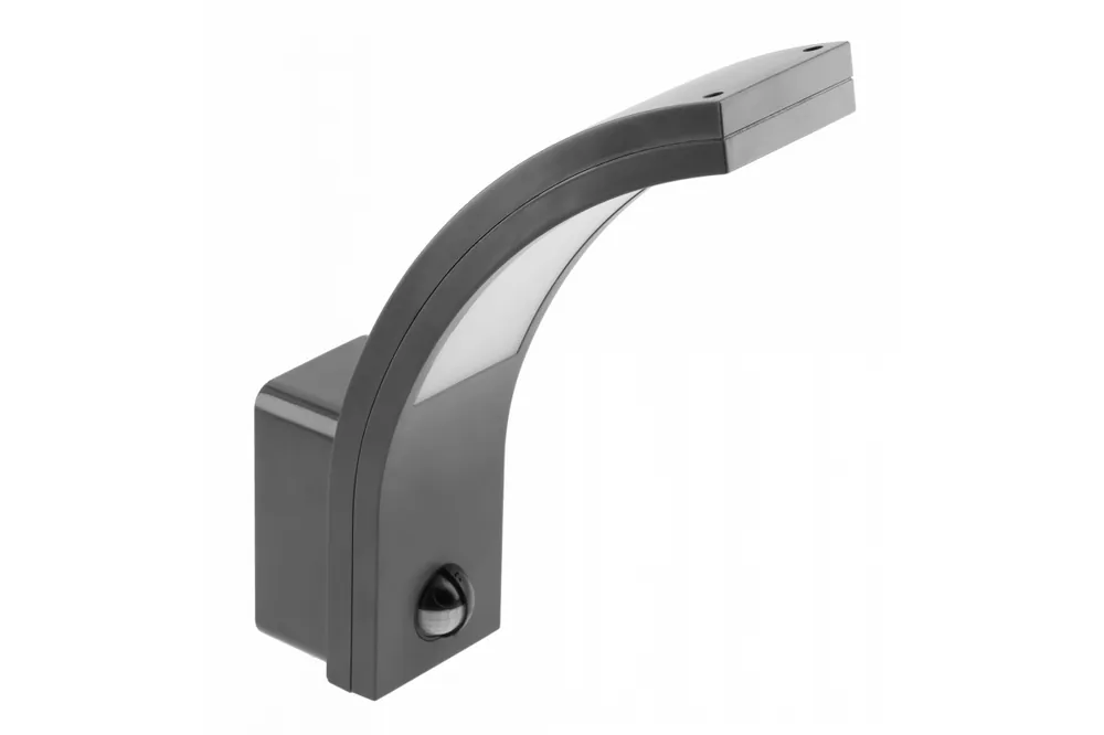 Prémium Decor Armatuur PARIS LED mozgásérzékelővel 10W 900lm IP54 AC220-240V 50/60Hz 140° 9m 4000K fekete. 1208963096