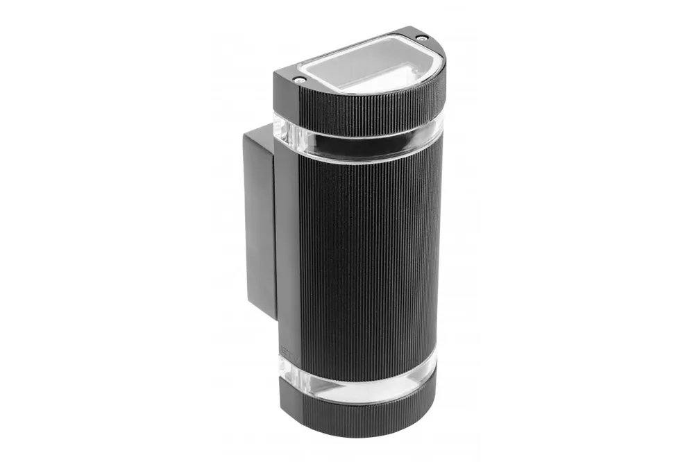Sier Wandarmatuur met twee richtingen SILVA GU10 MAX. 2x50W IP54 AC220-240V 50/60Hz zwart. 1208963135 Kedvezmény