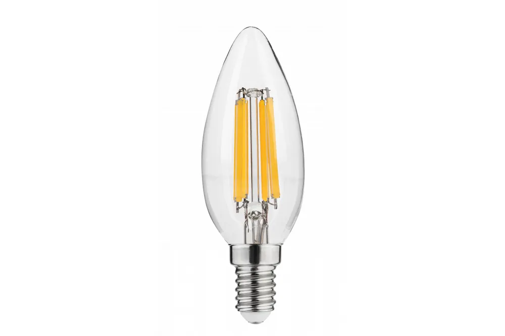 LED FÉNYFORRÁS, FILAMENT, A-G, C35, 4000K, E14, 5,8W, AC220-240V, 360°, 640lm, 50mA 1208966965 Akció