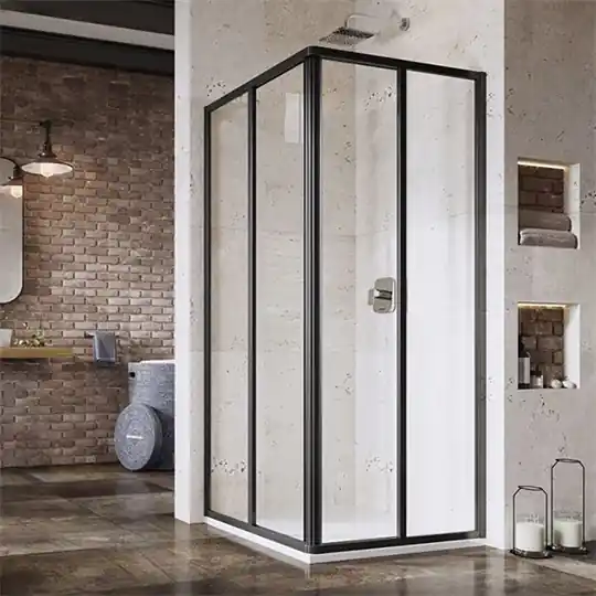 Azonnali szállítás Ravak SRV2-80 195 S zuhanykabin fekete+Transparent üveg