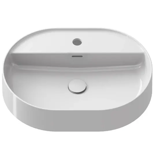 Ajánlat Ravak Ceramic 55 Slim O Shelf mosdó csaplyukkal, túlfolyóval, 55x40x12cm, fehér kerámia