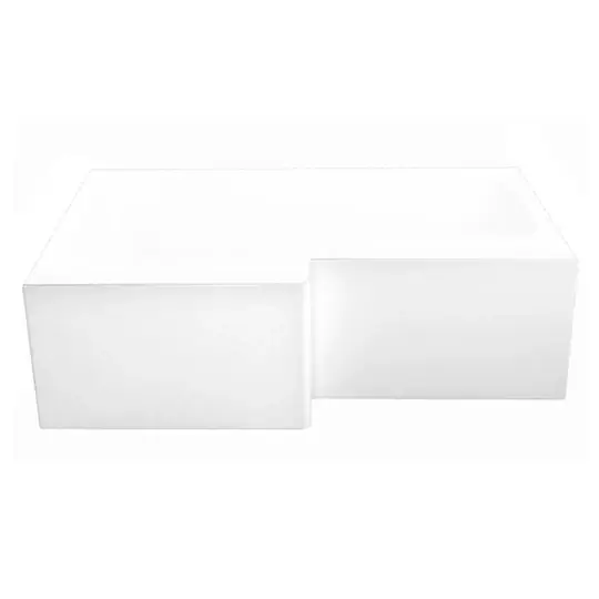 M-Acryl Linea kádelőlap 160cm, bal/jobb fehér Bestseller