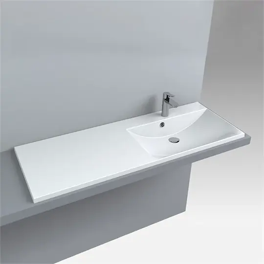 Lunart Enzo 1245 R mosdó 1247x463x138 fényes fehér Árcsökkenés