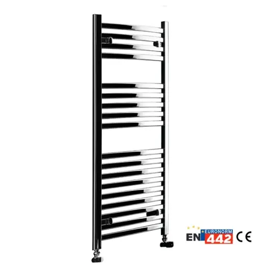 Biztonságos fizetés Lazzarini MERANO decorative törölközőszárító radiátor íves, króm, 1150x500 mm
