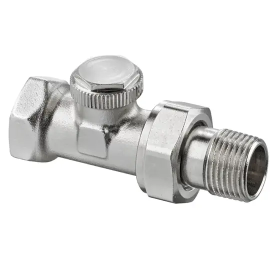 IMI Heimeier Regutec F visszatérő szelep, egyenes nikkelezett 1/2" Ne maradj le