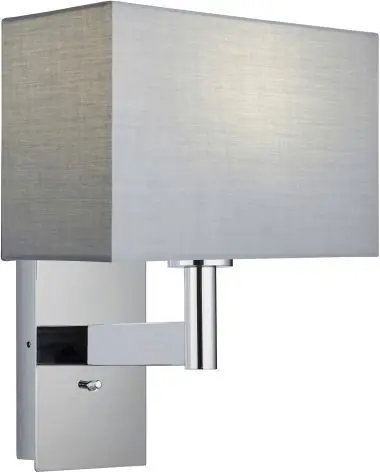 Utolsó esély Fali lámpa OWEN RECTANGULAR 80308 60W E27 IP20 a Endon-tól