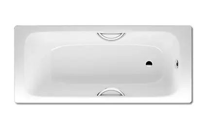 Kaldewei Advantage - Téglalap alakú kád Cayono Star 755, 1700x700 mm, fogantyúnyílásokkal, teljes szélességű csúszásgátlóval, Perl-Effekt, fehér színű. 275534013001 Alacsony ár