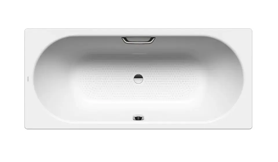 Kihagyhatatlan ajánlat Kaldewei Ambiente - Téglalap alakú kád Classic Duo 107, 1700x750 mm, fogantyúnyílással, csúszásgátlóval, fehér színben. 290710210001