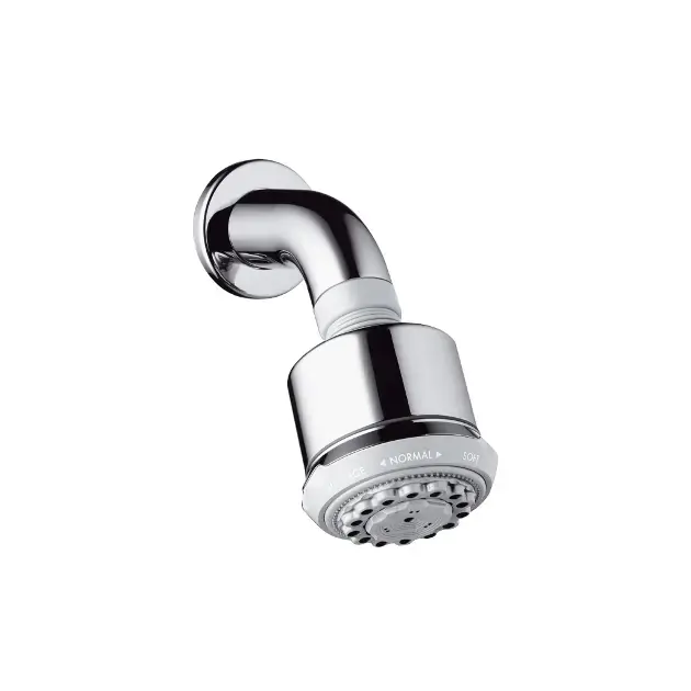 Hansgrohe Clubmaster - Felső zuhanyzó 3 fúvókás zuhanykarral, EcoSmart, króm 26606000 Biztonságos fizetés