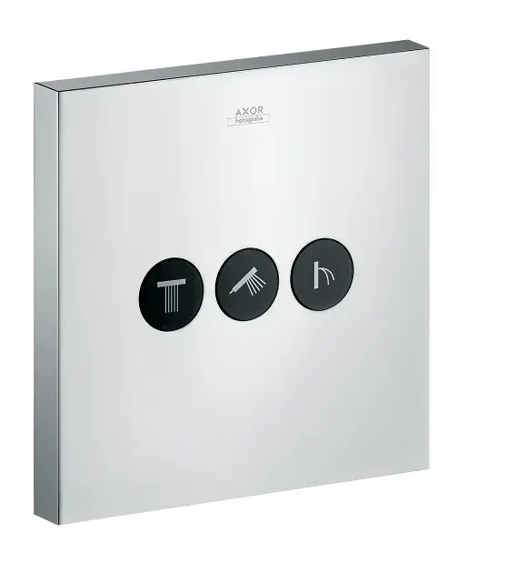 Axor ShowerSelect - Elzáró és terelőszelep 3 készülékhez, krómozott 36717000 Vásárlói kedvenc