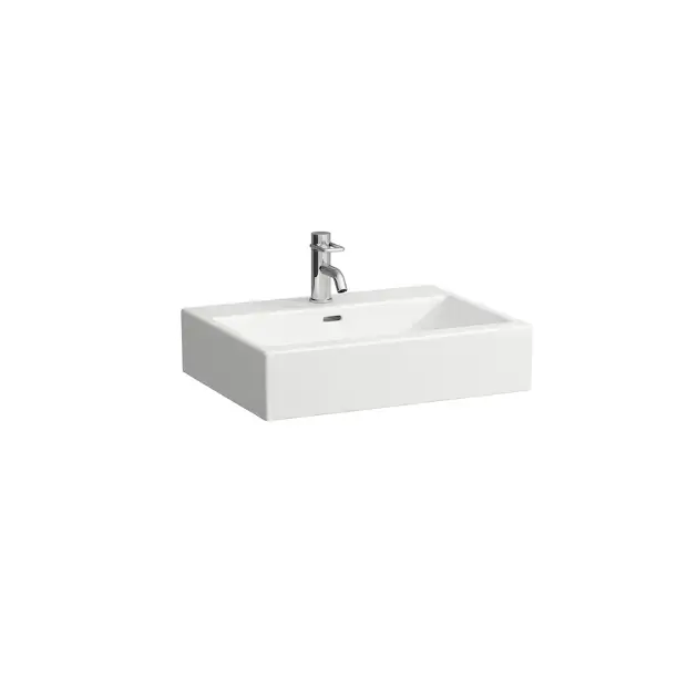 Laufen Living - Bútor mosdókagyló 600x460 mm, 1 csapfurattal, fehér színben H8174330001041 Vedd meg online