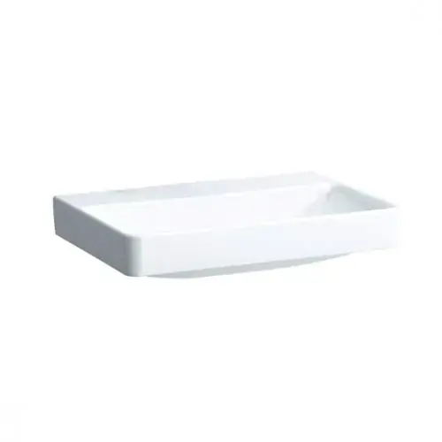 Biztonságos fizetés Laufen Pro S - Mosdókagyló, 700x465 mm, keverőnyílás nélkül, túlfolyó nélkül, LCC-vel, fehér színben H8109674001421