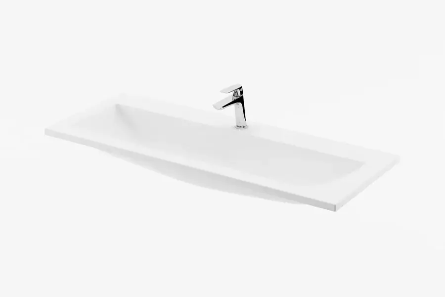 Biztonságos fizetés Ravak Clear - Bútor mosdókagyló, 800x380 mm, túlfolyó nélkül, csapfurattal, fehér színű XJJ01180000