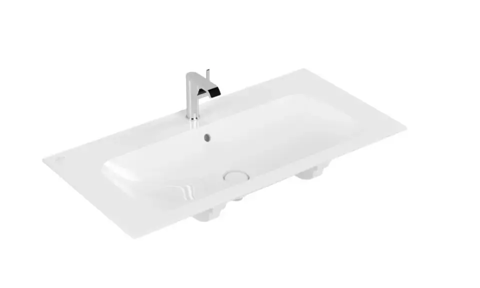 Villeroy & Boch Finion - Mosdókagyló, rejtett túlfolyóval, 1000x500 mm, CeramicPlus, alpesi fehér 4164ABR1 Gyors kiszállítás