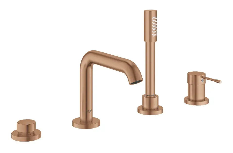 Grohe Essence - Kádperemes csaptelep, 4 lyukú beépítés, csiszolt Warm Sunset 19578DL1 Vedd meg online