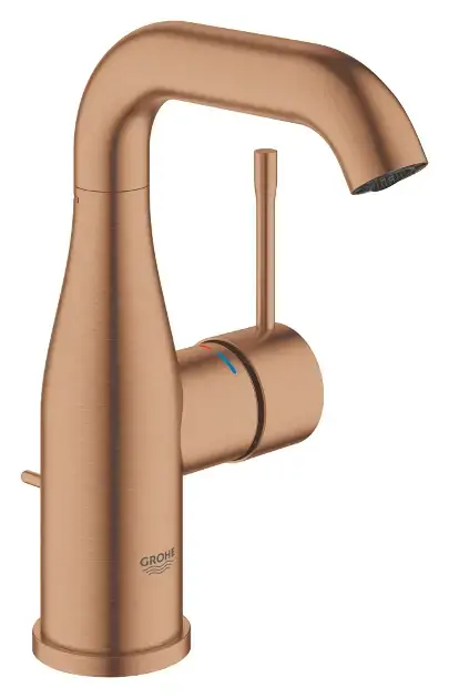 Grohe Essence - Mosdócsaptelep leeresztővel, csiszolt Warm Sunset 23462DL1 Olcsó