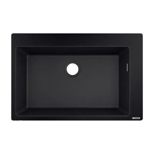Korlátozott ajánlat Hansgrohe - Beépített gránit mosogató S510-F660, grafit fekete 43313170