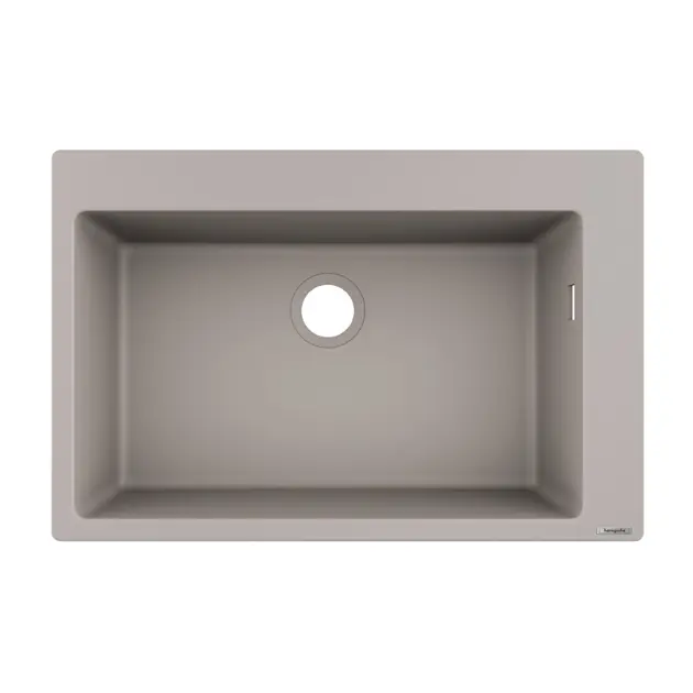 Kiárusítás Hansgrohe - Beépített gránit mosogató S510-F660, betonszürke 43313380