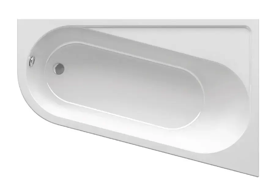 Nézd meg most Ravak Chrome - Aszimmetrikus kád 1600x1050 mm, jobbra, fehér CA61000000