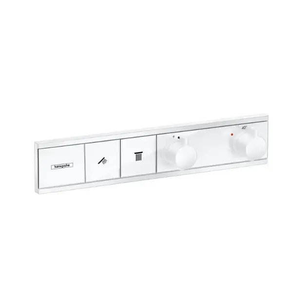 Hansgrohe RainSelect - Süllyesztett keverő 2 készülékhez, matt fehér 15380700 Azonnal elérhető