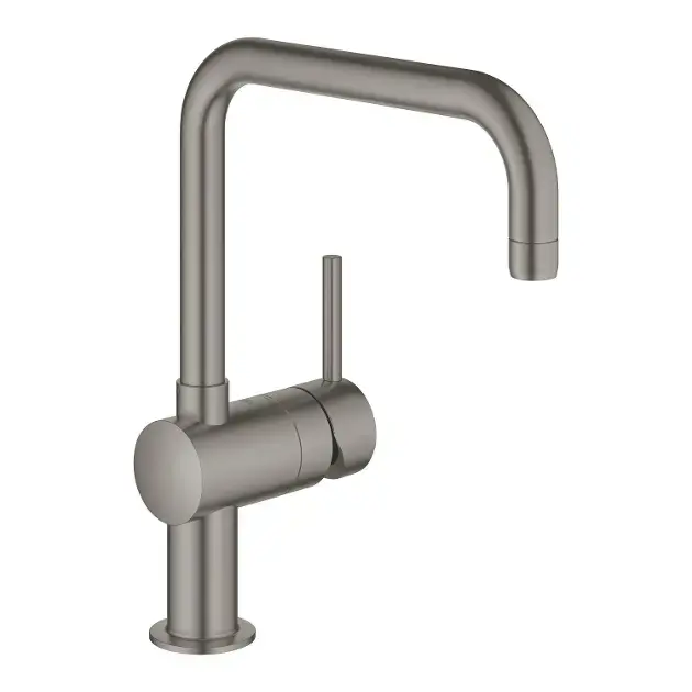 Grohe Minta - Mosogató csaptelep, csiszolt kemény grafit 32488AL0 Olcsóbb