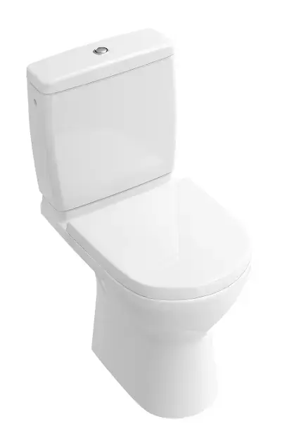 Villeroy & Boch O.novo - WC kombi csésze Compact, hátsó lefolyó, DirectFlush, CeramicPlus, alpesi fehér 5689R0R1 Olcsó