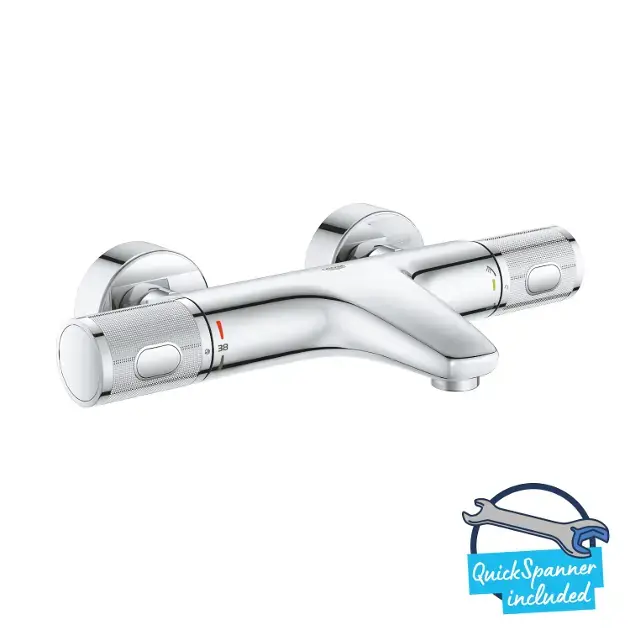Grohe Precision Feel - Termosztatikus kádkeverő, króm 34788000 Gyors kiszállítás