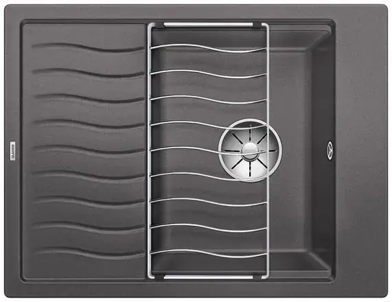 Legkelendőbb Blanco Elon 45 - Silgranit mosogató, 650x500 mm, szürke szikla 524825