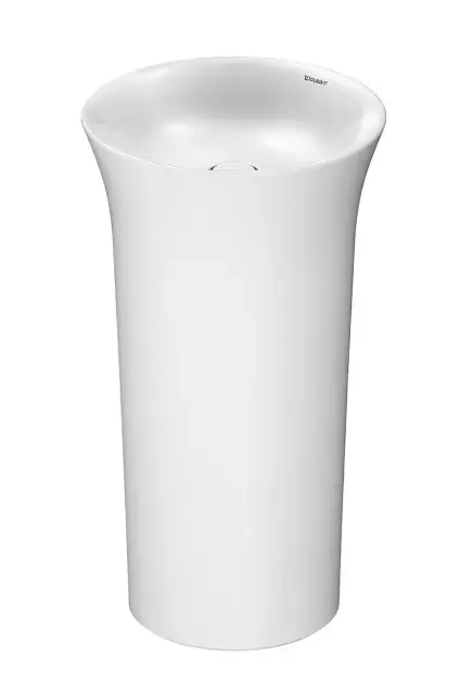 Árengedmény Duravit White Tulip - Szabadon álló mosdókagyló 500x500x900 mm, csapfurat nélkül, fehér színben 2702500070