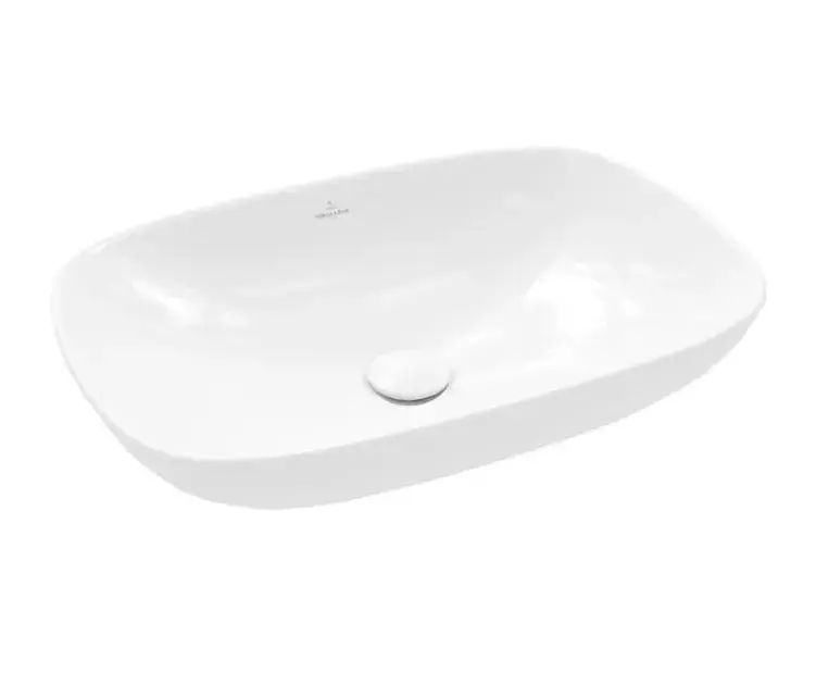Akció Villeroy & Boch Loop&Friends - Mosdópult, 560x380 mm-es, túlfolyóval, CeramicPlus, alpesi fehér 4A4900R1