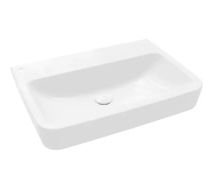 Expressz szállítás Villeroy & Boch O.novo - Mosdókagyló pultra, 600x460 mm, túlfolyó nélkül, csapfurat nélkül, alpesi fehér 4A416F01
