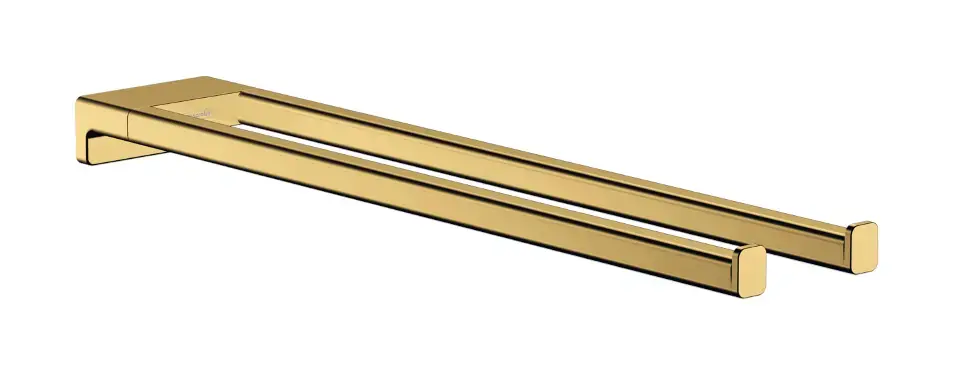 Legnépszerűbb Hansgrohe AddStoris - Dupla törölközőtartó, 450 mm hosszú, polírozott arany kivitelben 41770990