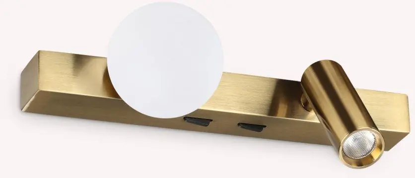 Fali lámpa BINOMIO 336671 2x6W/LED ip20 a Ideal Lux-tól Expressz kézbesítés