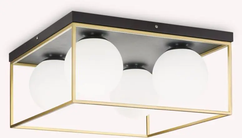 Kiárusítás Plafonlámpa LINGOTTO 198156 4x28W/E14 ip20 a Ideal Lux-tól