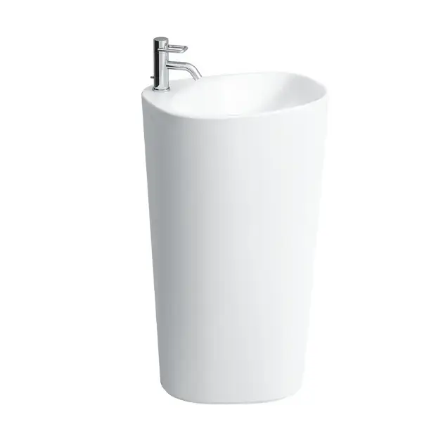 Laufen Palomba kollekció - Szabadon álló mosdókagyló 525x435x900 mm, 1 csapfurattal, LCC-vel, fehér színben H8118044001041 Bestseller