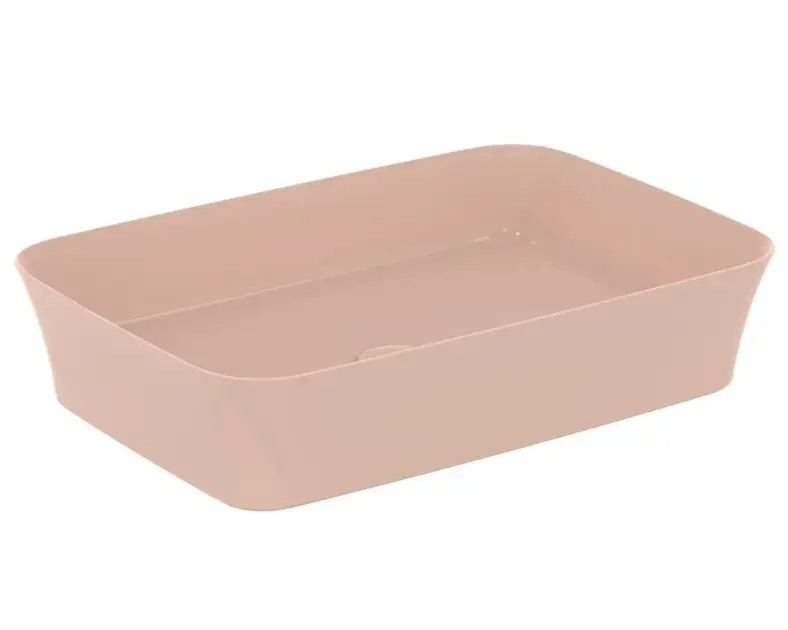 Ideal Standard Ipalyss - Mosdókagyló pultra, 550x380 mm, túlfolyó nélkül, Nude E2076V7 Bestseller