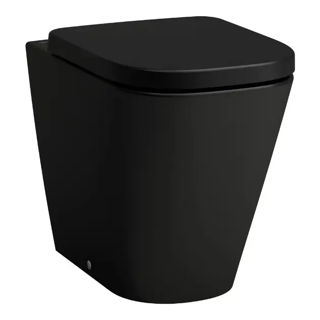 Vásárlói kedvenc Laufen Meda - Álló WC, vario lefolyó, perem nélküli, matt fekete H8231117160001