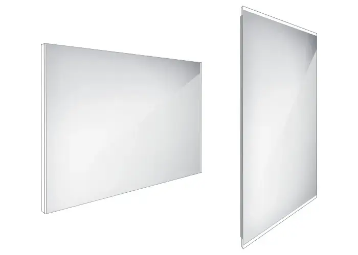 Nimco - Tükör LED-es világítással, 1000x700 mm, alumínium ZP 9004 Legkelendőbb