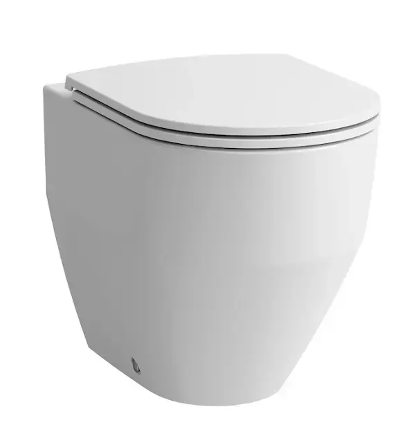 Laufen Pro - Álló WC, hátsó/alsó lefolyó, perem nélküli, LCC-vel, fehér H8229564000001 Alacsony ár