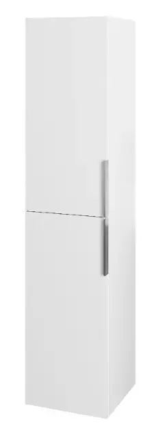 kielle Idolio - Magas fali szekrény 155x35x35 cm, fényes fehér 50224010 Biztonságos fizetés