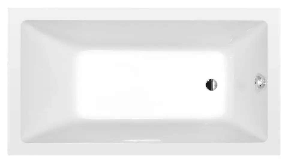 Csak ma Polysan - Fürdőkád 160x80 cm, fehér 71722