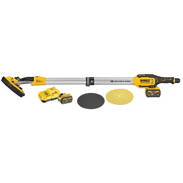 Népszerű DeWALT - 18V AKU gipszkarton csiszoló 225 mm, 2x akkumulátor 6,0 Ah FLEXVOLT, töltő DCE800T2