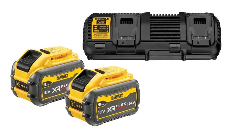 DeWALT - 4A kettős töltőkészlet, 2x 18/54 V XR FLEXVOLT 9.0 Ah DCB132X2 Kihagyhatatlan ajánlat