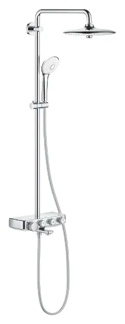 Nézd meg most Grohe Euphoria SmartControl - Zuhanyszett kádtermosztáttal, 26 cm átmérőjű, 3 fúvókával, króm 26608000